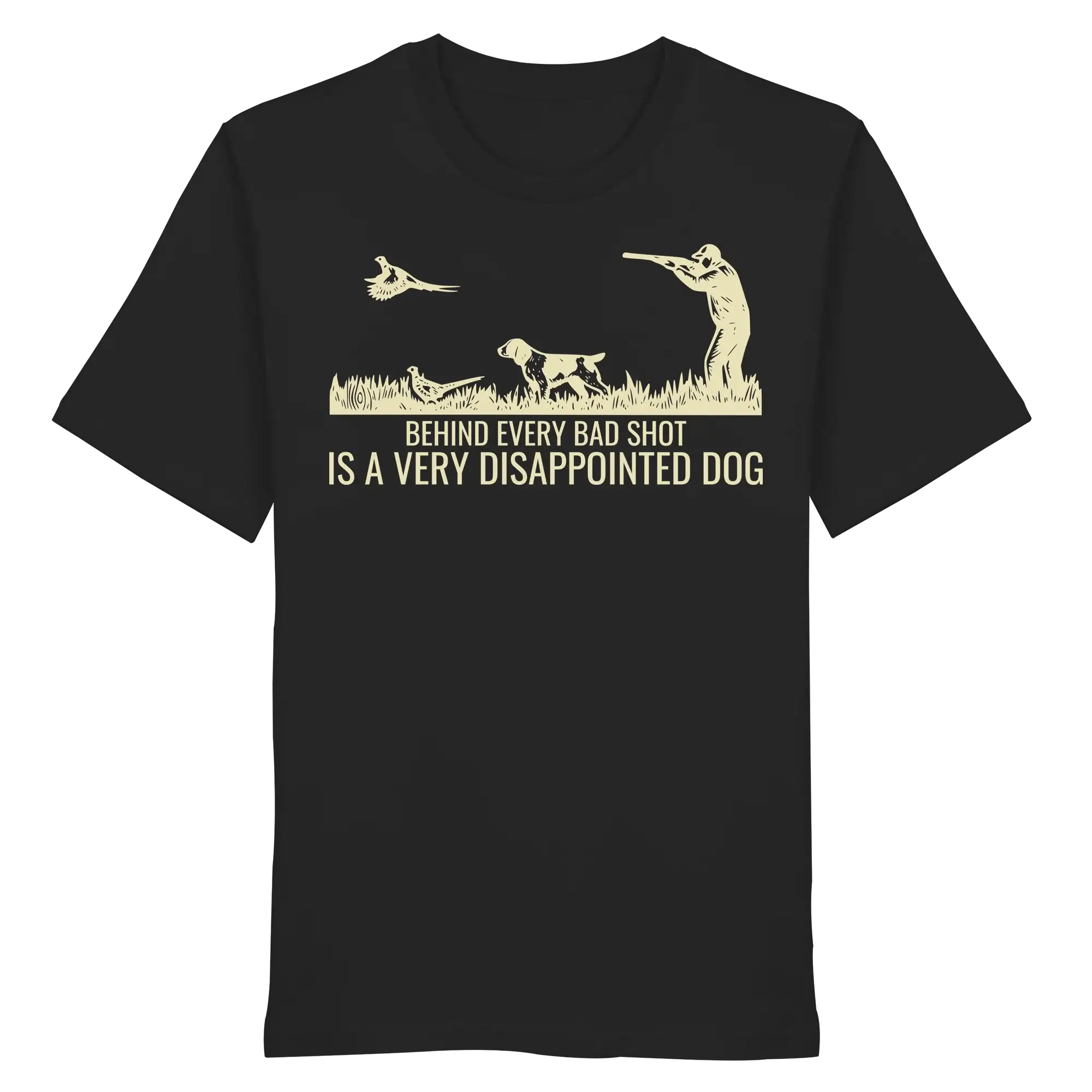 Münsterländer – Behind Every Bad Shot Is A Very Disappointed Dog Kopie - Organic Shirt