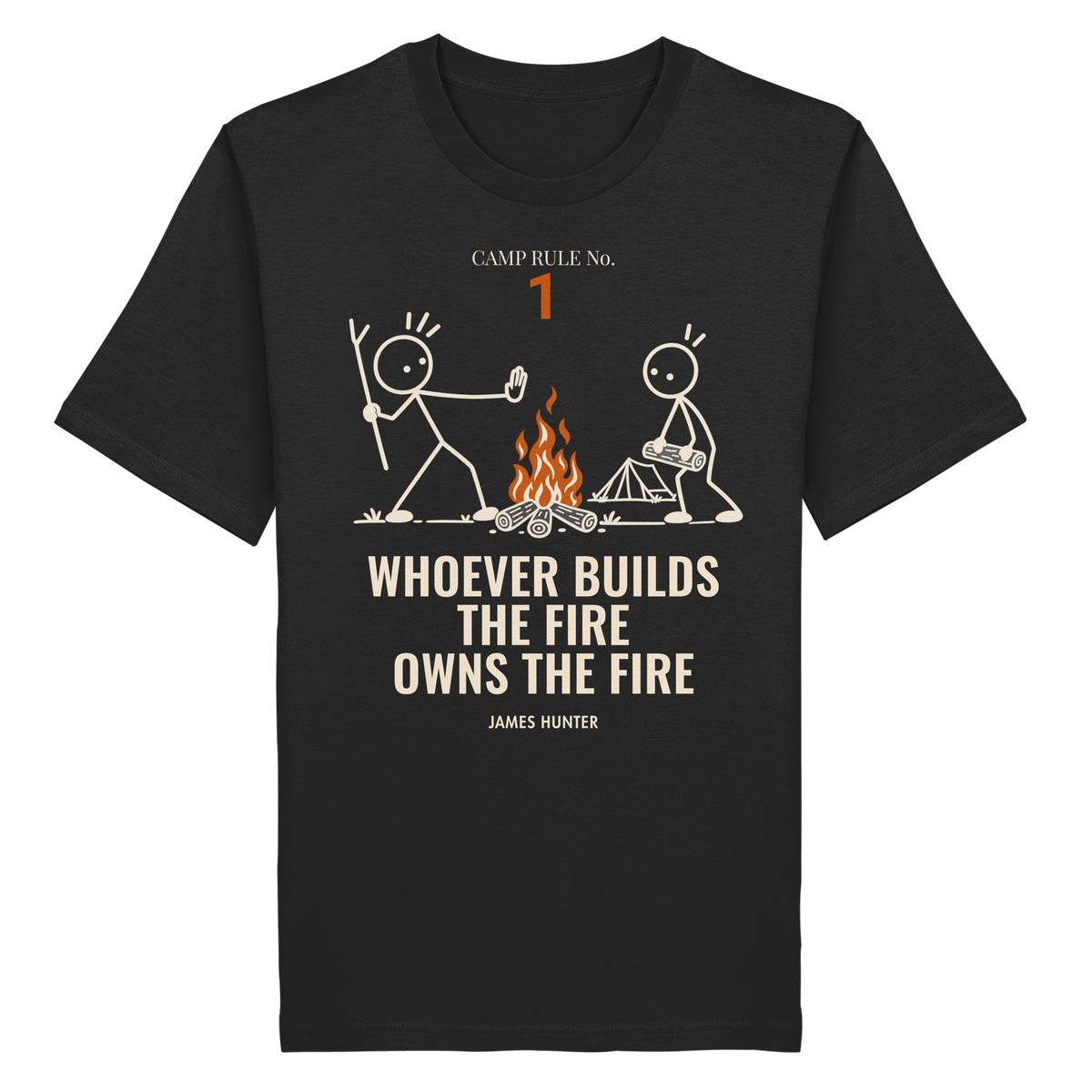 Rule 01 — Whoever Builds the Fire Owns the Fire - Organic Shirt