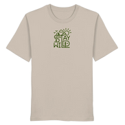 Stay Wild – Mountains, Forest & Sun - Organic Shirt