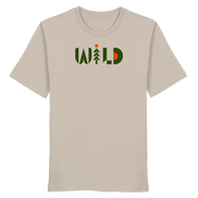 Wild Outdoor Apparel – Retro Pine & Rising Sun Print - Organic Shirt