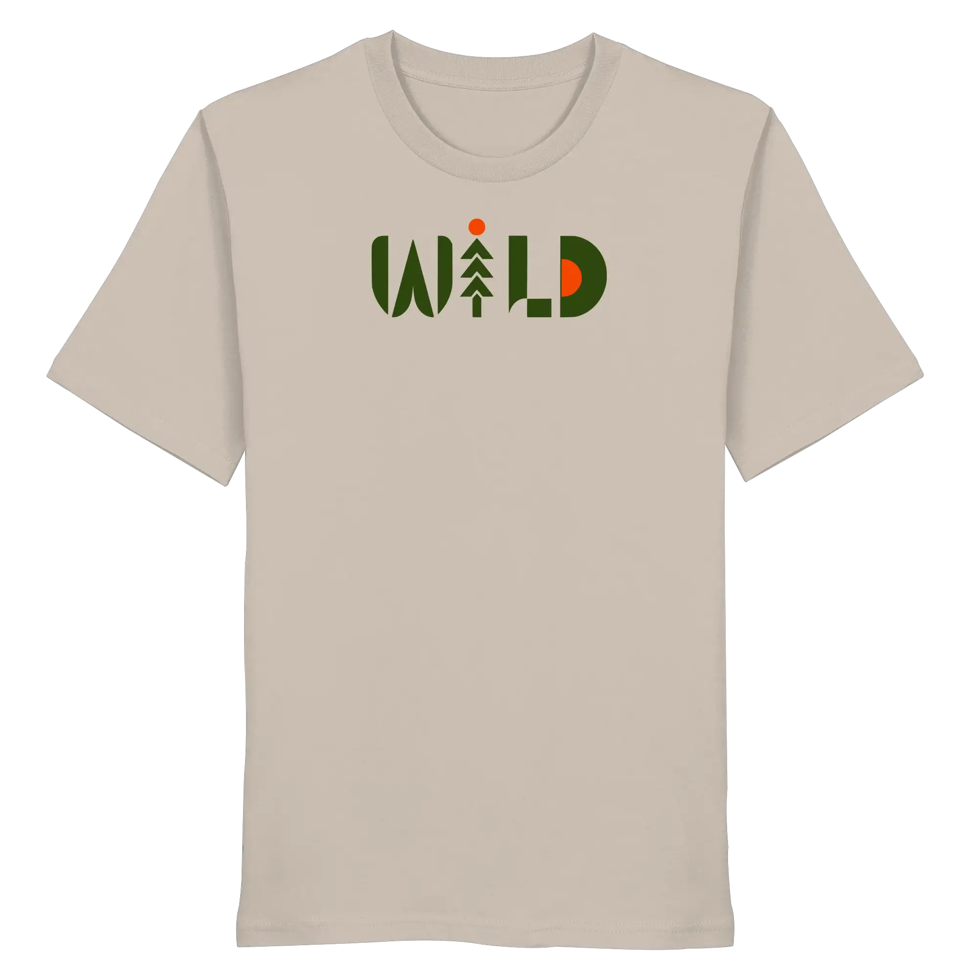 Wild Outdoor Apparel – Retro Pine & Rising Sun Print - Organic Shirt