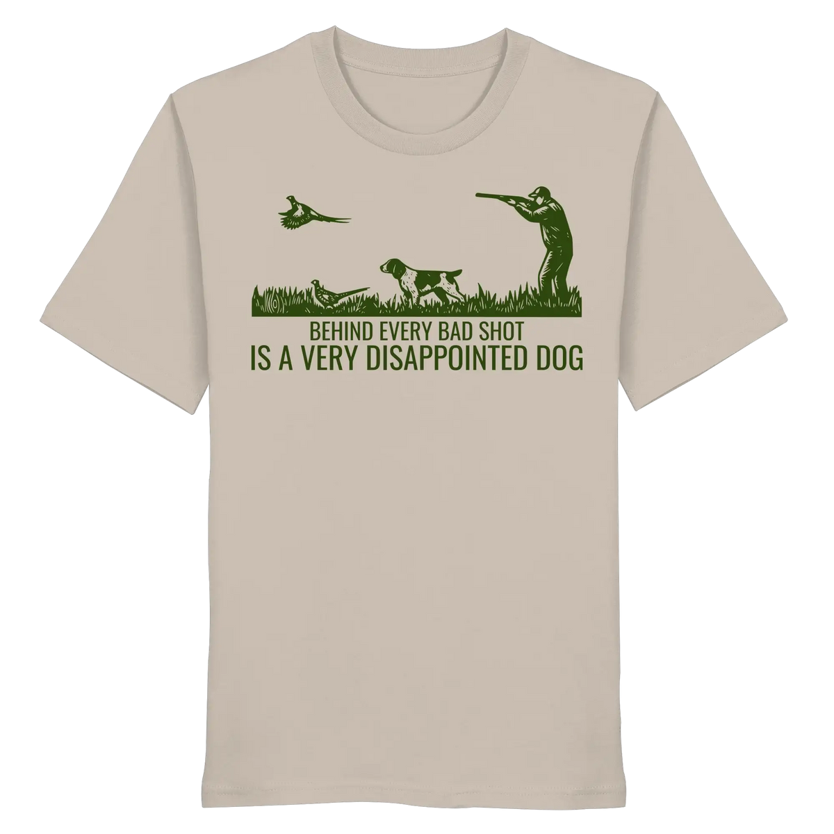 Münsterländer – Behind Every Bad Shot Is A Very Disappointed Dog Kopie - Organic Shirt