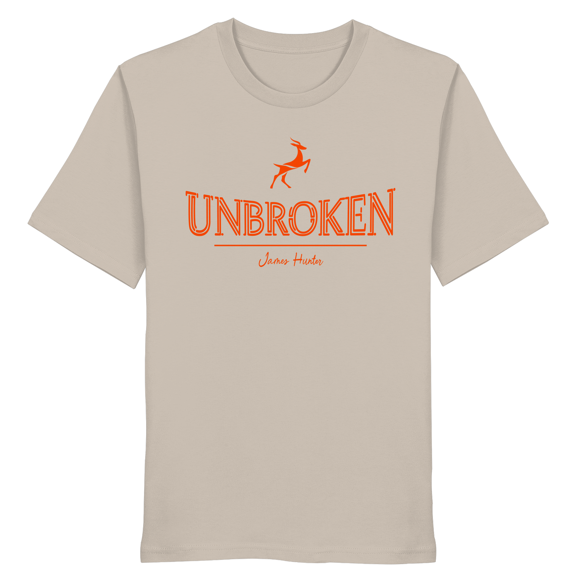 Unbroken — Leaping Deer Organic T-Shirt - Organic Shirt