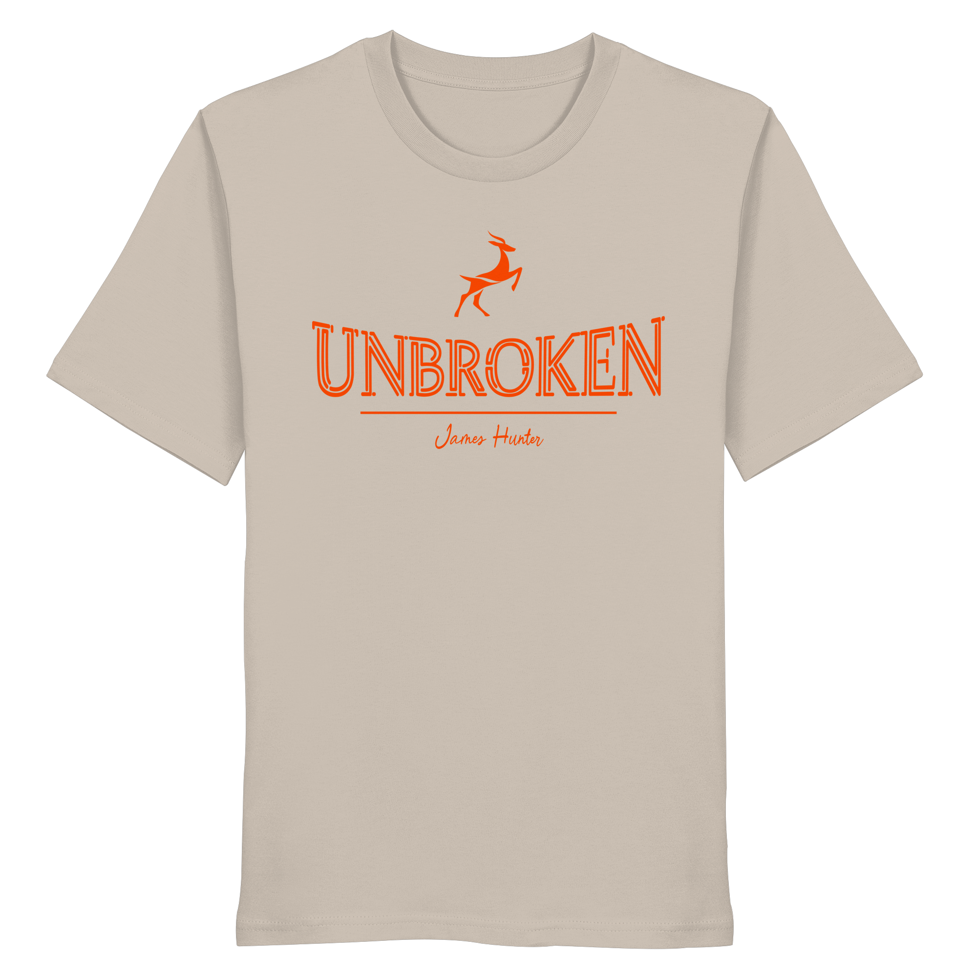 Unbroken — Leaping Deer Organic T-Shirt - Organic Shirt