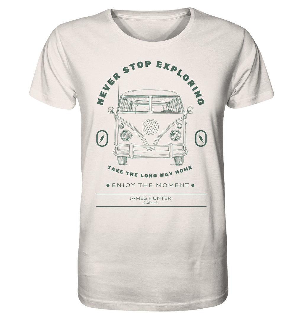 Never Stop Exploring - Organic Shirt