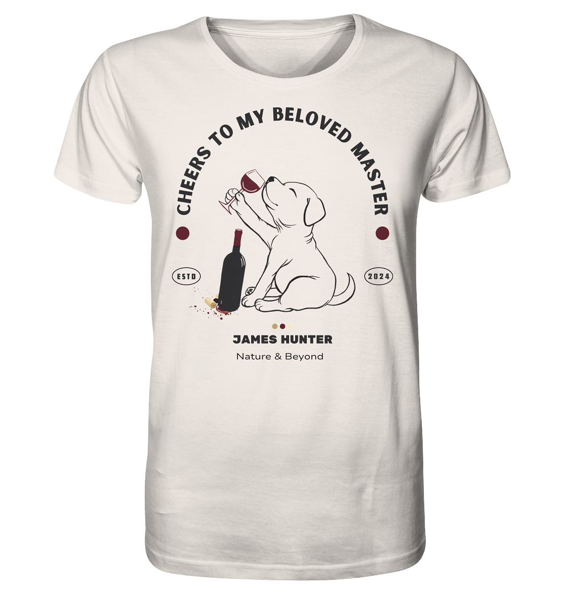 Cheers, to my beloved Master  - Organic Shirt