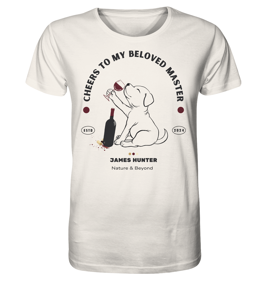 Cheers, to my beloved Master  - Organic Shirt