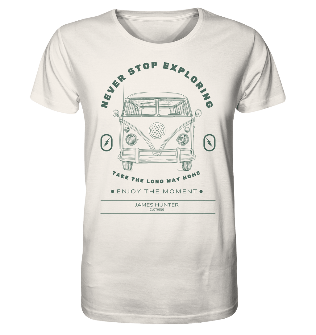 Never Stop Exploring - Organic Shirt