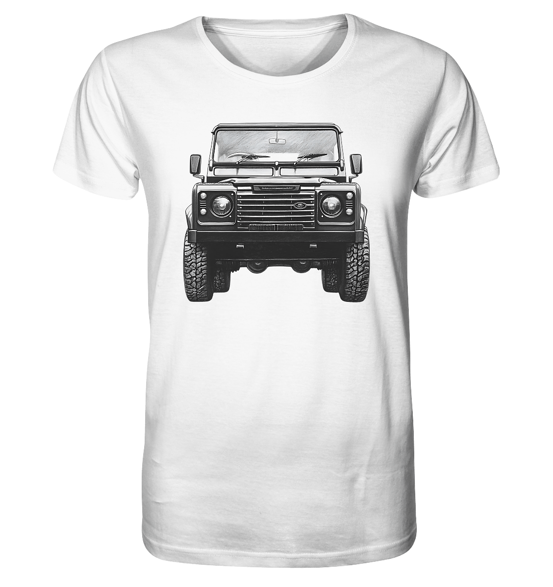 Not lost, just exploring - Defender Style ! - Organic Shirt