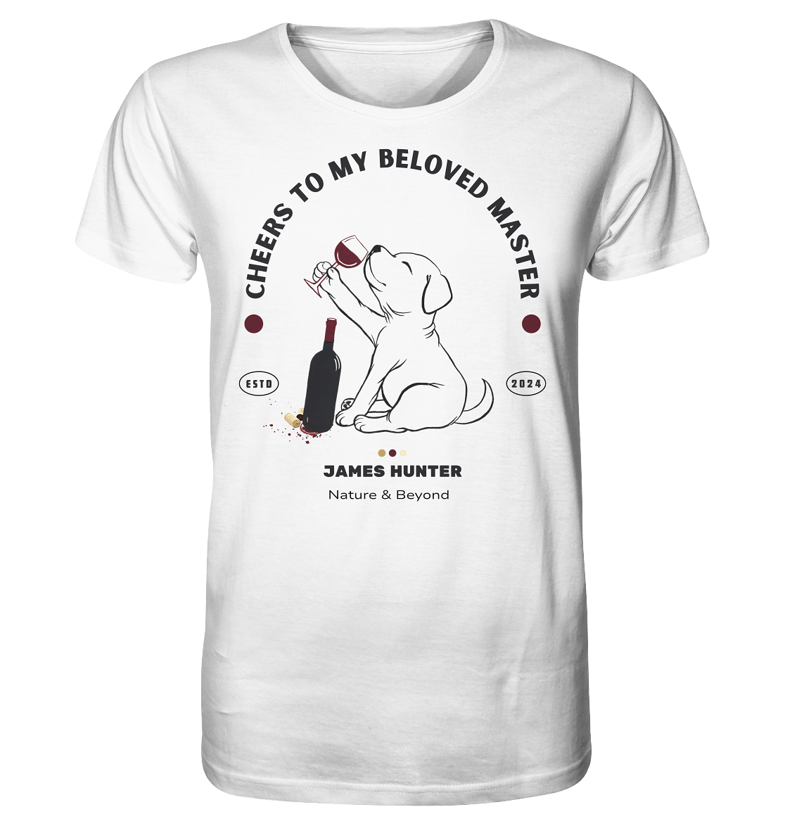 Cheers, to my beloved Master  - Organic Shirt