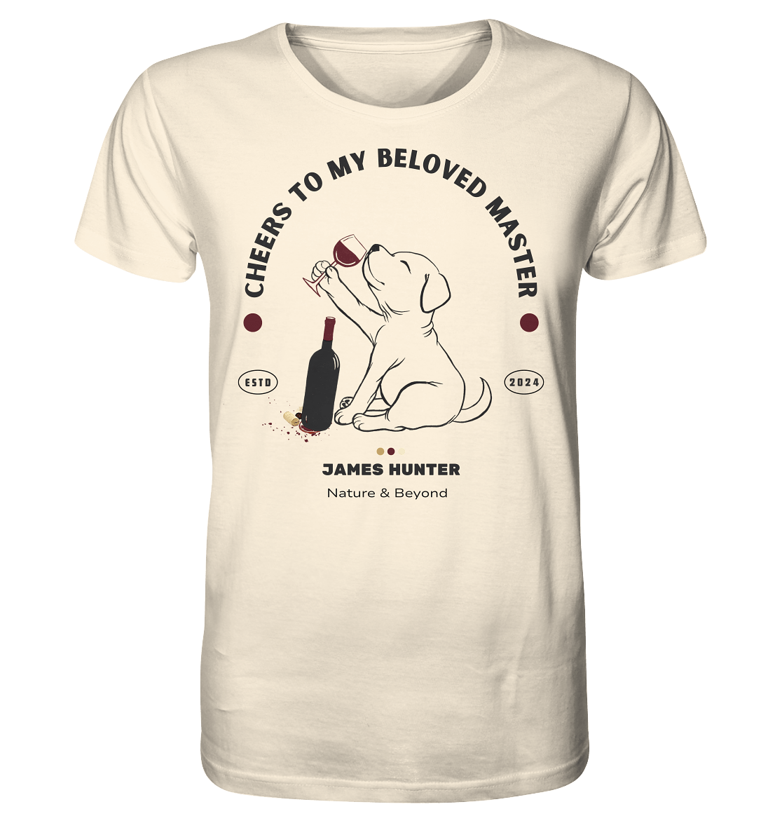 Cheers, to my beloved Master  - Organic Shirt