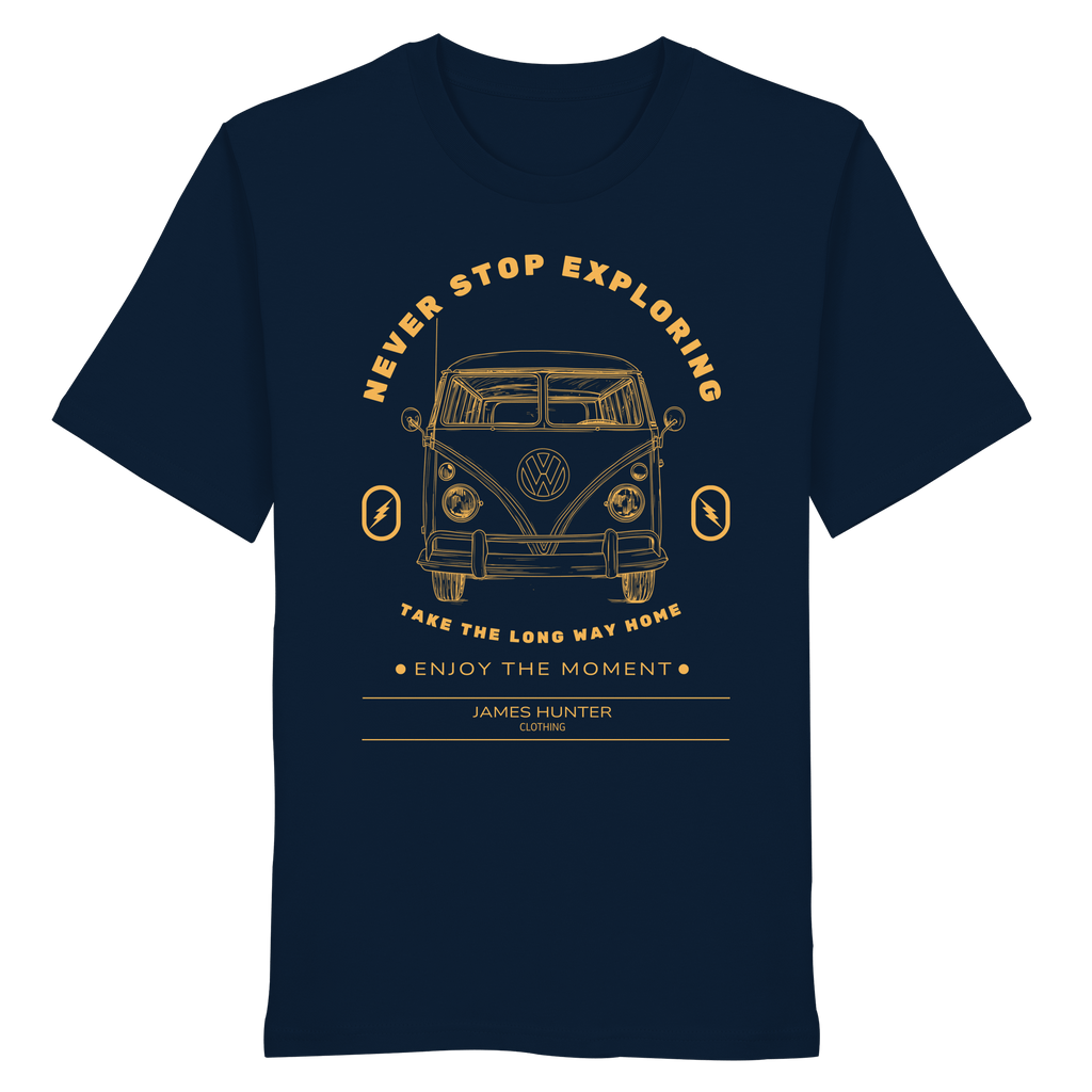 Never Stop Exploring - Organic Shirt