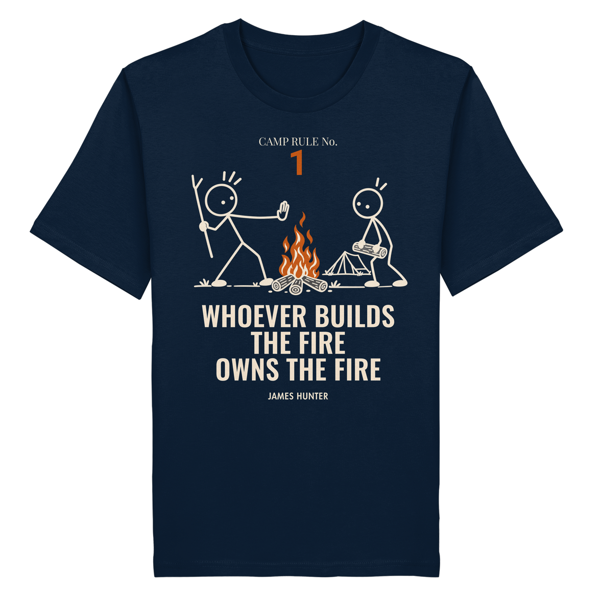 Rule 01 — Whoever Builds the Fire Owns the Fire - Organic Shirt