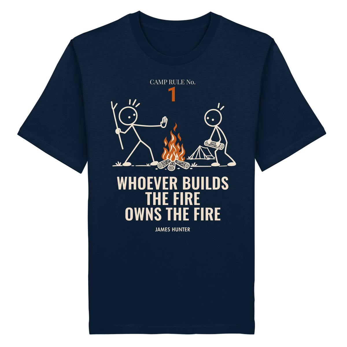 Rule 01 — Whoever Builds the Fire Owns the Fire - Organic Shirt