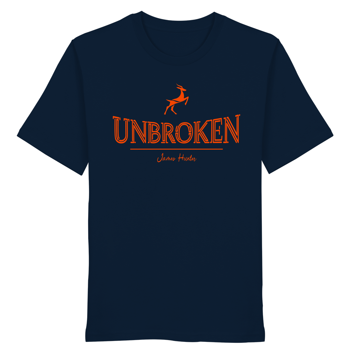 Unbroken — Leaping Deer Organic T-Shirt - Organic Shirt