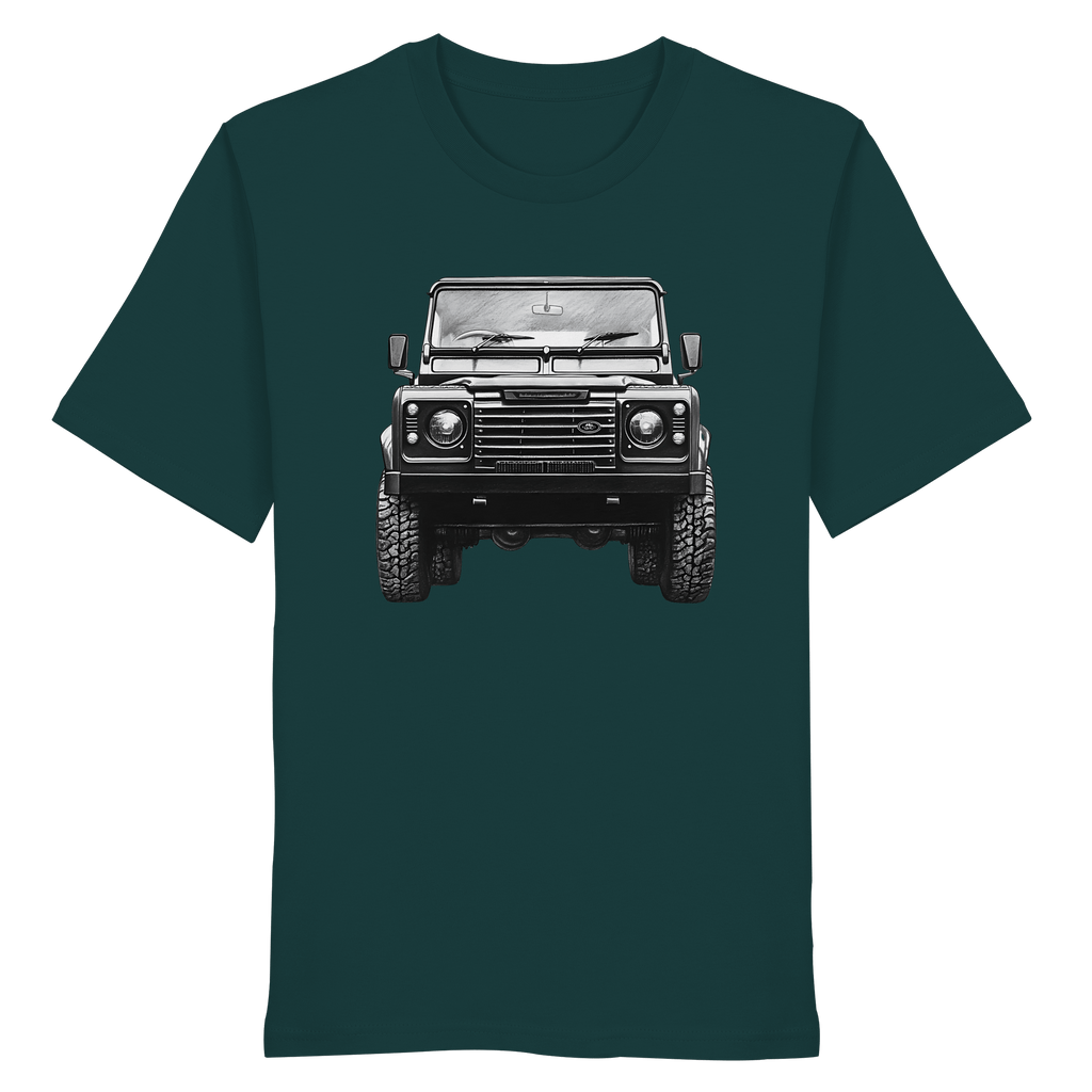 Not lost, just exploring - Defender Style ! - Organic Shirt