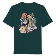 Stag Portrait Collage - Organic Shirt