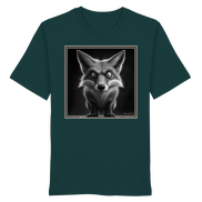 Grumpy Fox Caricature | James Hunter - Organic Shirt