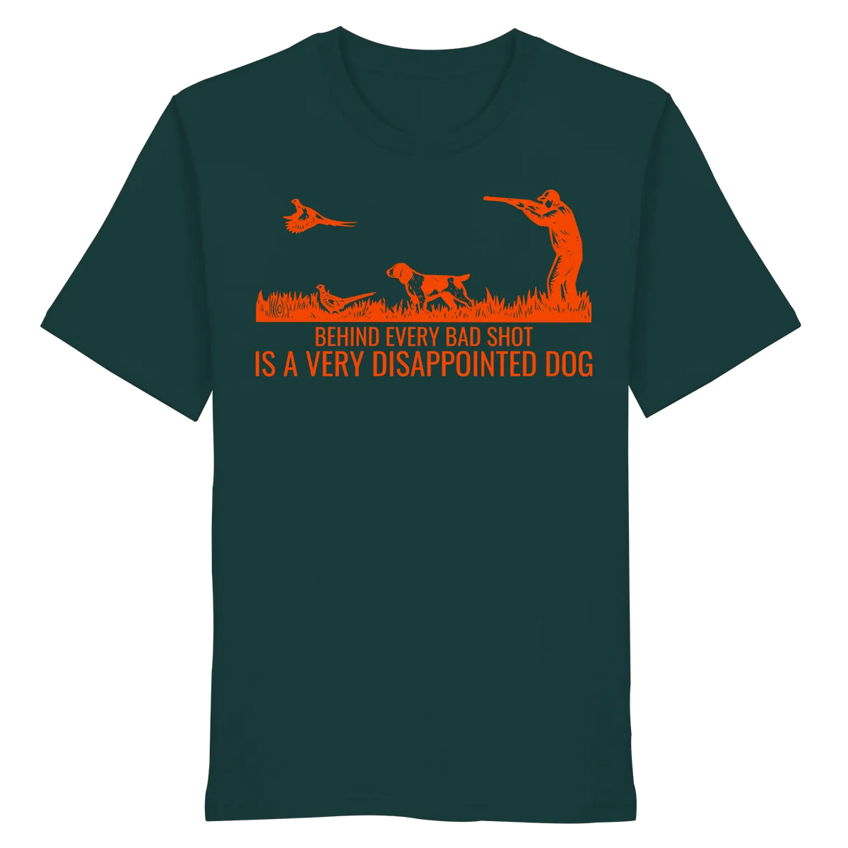 Münsterländer – Behind Every Bad Shot Is A Very Disappointed Dog Kopie - Organic Shirt