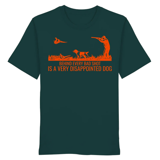 Münsterländer – Behind Every Bad Shot Is A Very Disappointed Dog Kopie - Organic Shirt