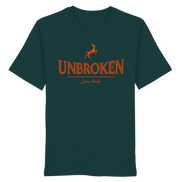 Unbroken — Leaping Deer Organic T-Shirt - Organic Shirt