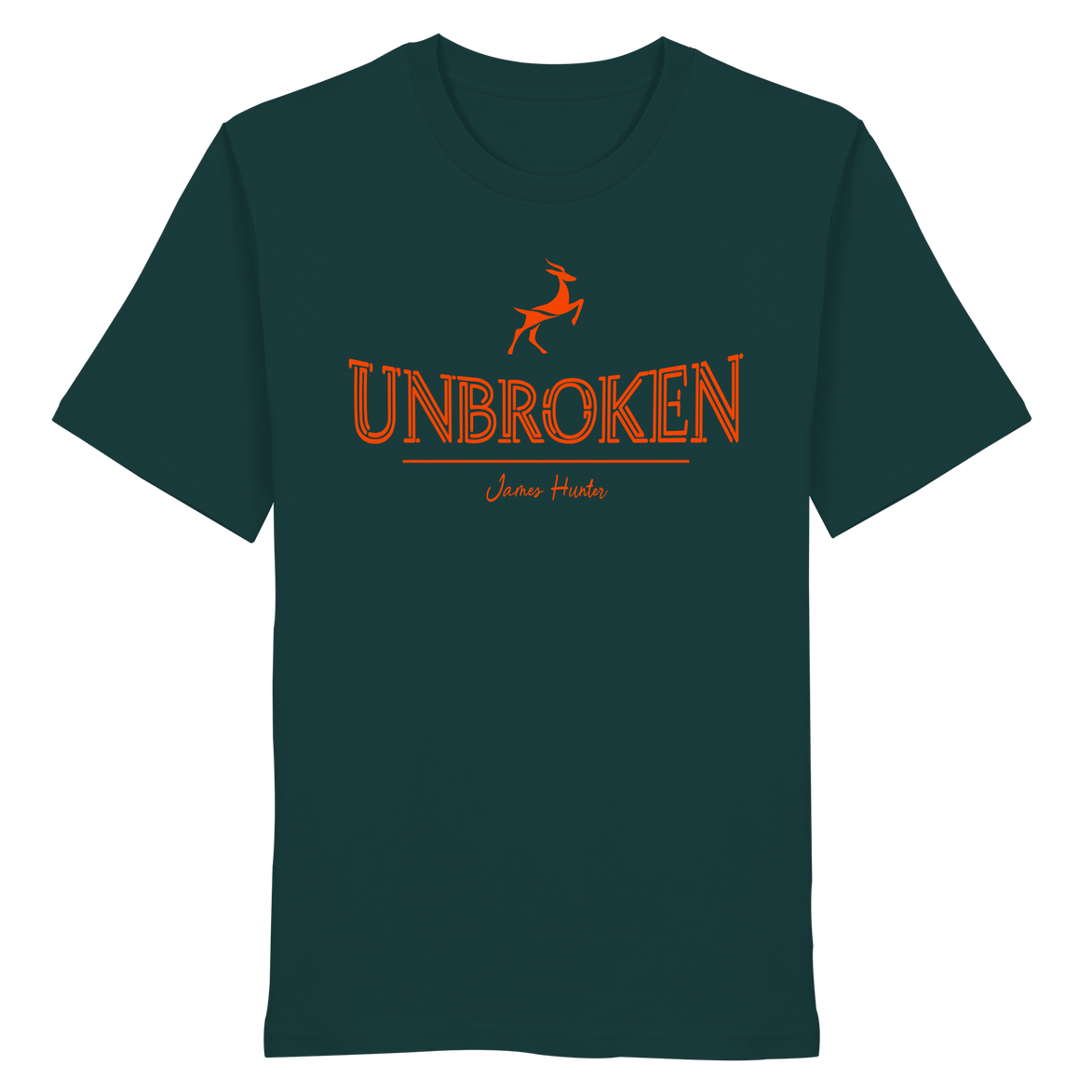Unbroken — Leaping Deer Organic T-Shirt - Organic Shirt