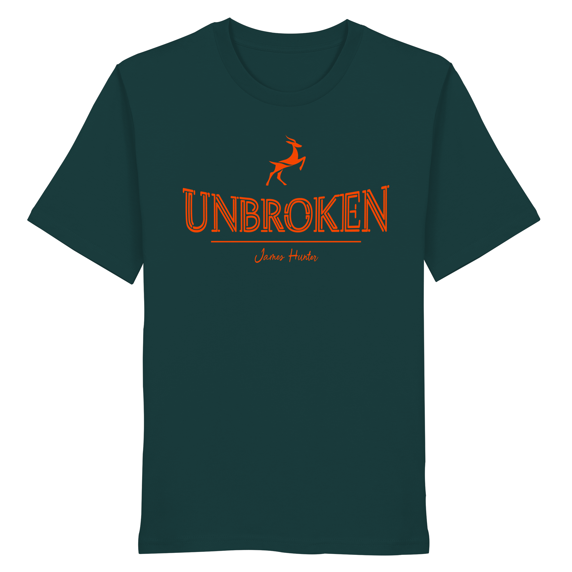 Unbroken — Leaping Deer Organic T-Shirt - Organic Shirt