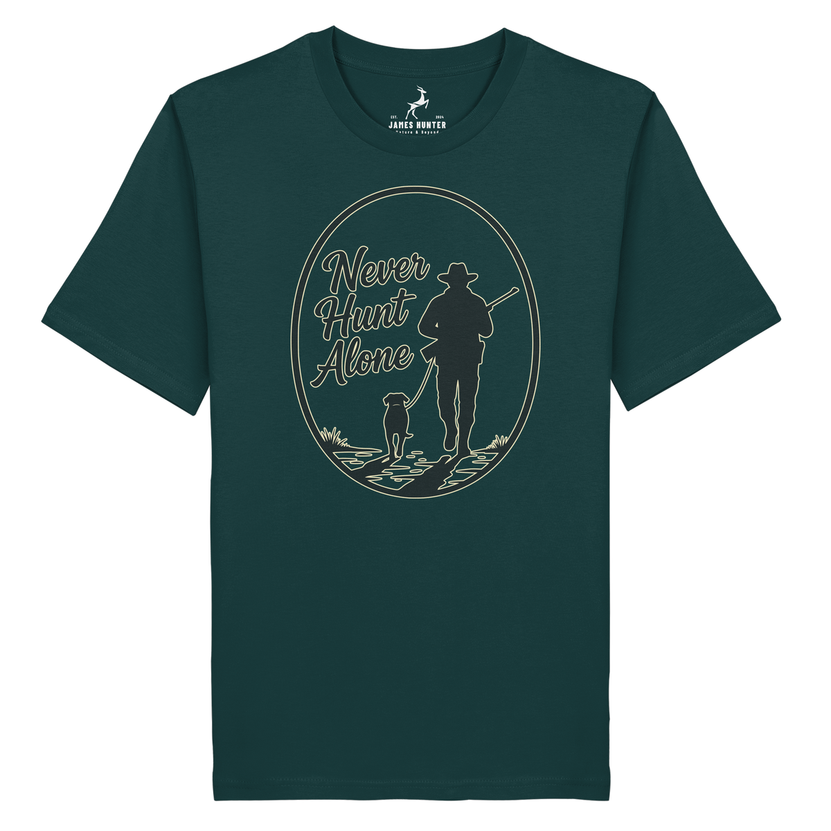Never Hunt Alone - Organic Shirt