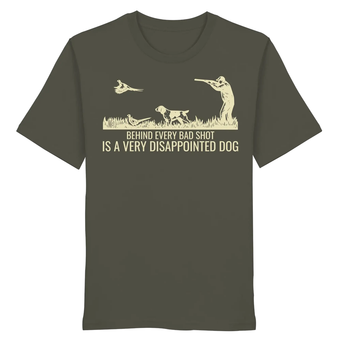 Münsterländer – Behind Every Bad Shot Is A Very Disappointed Dog Kopie - Organic Shirt