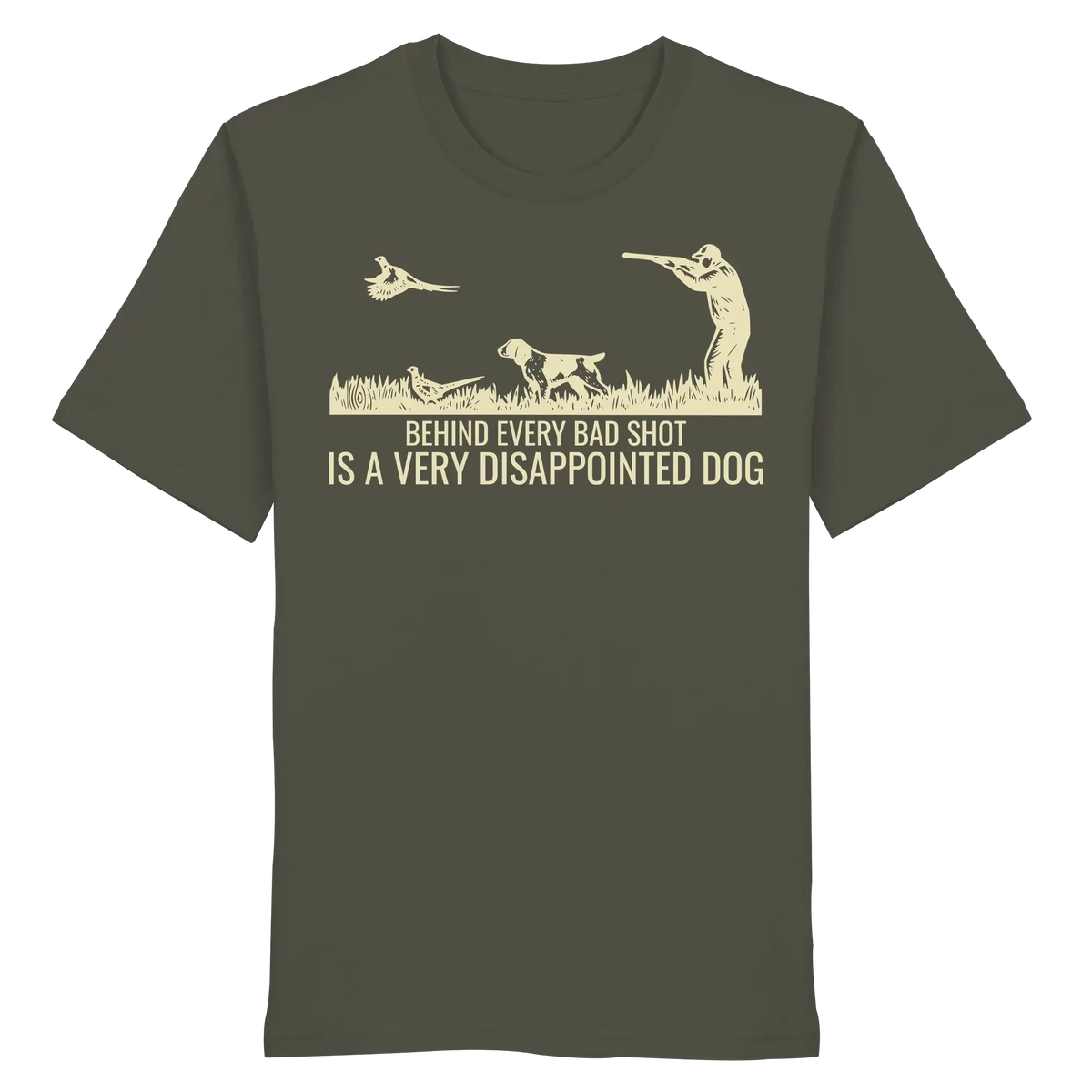Münsterländer – Behind Every Bad Shot Is A Very Disappointed Dog Kopie - Organic Shirt