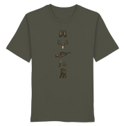 Deer Skull, Rifle & High Seat - Organic Shirt