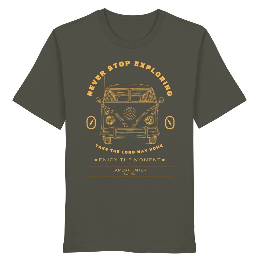 Never Stop Exploring - Organic Shirt