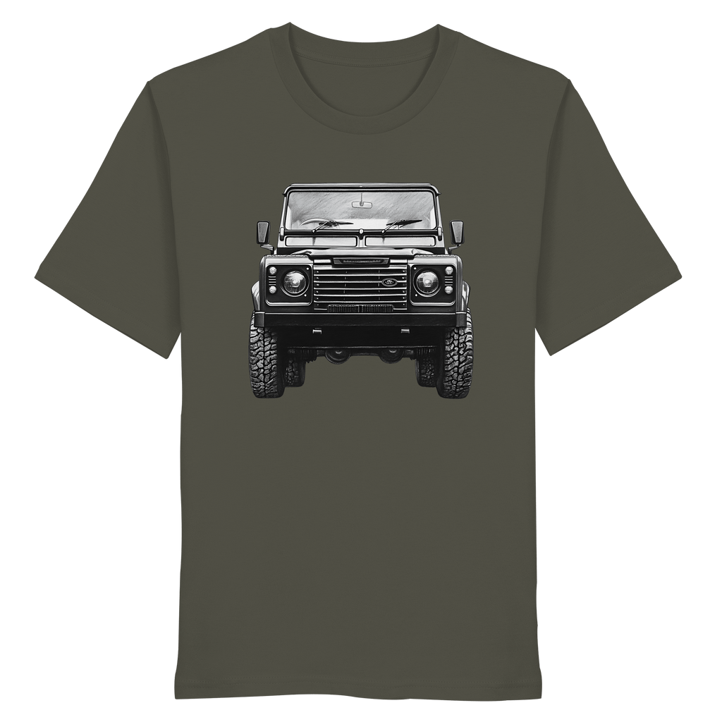 Not lost, just exploring - Defender Style ! - Organic Shirt