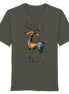 Surreal Stag — Art Collection Organic T-Shirt No. 11