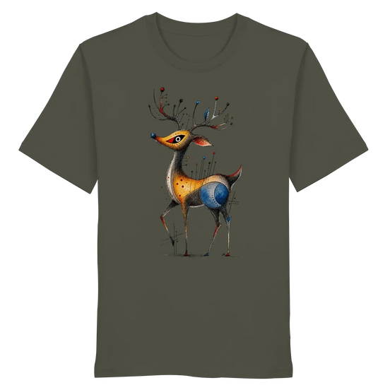 Surreal Stag — Art Collection Organic T-Shirt No. 11