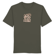 Stay Wild – Mountains, Forest & Sun - Organic Shirt