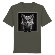 Grumpy Fox Caricature | James Hunter - Organic Shirt
