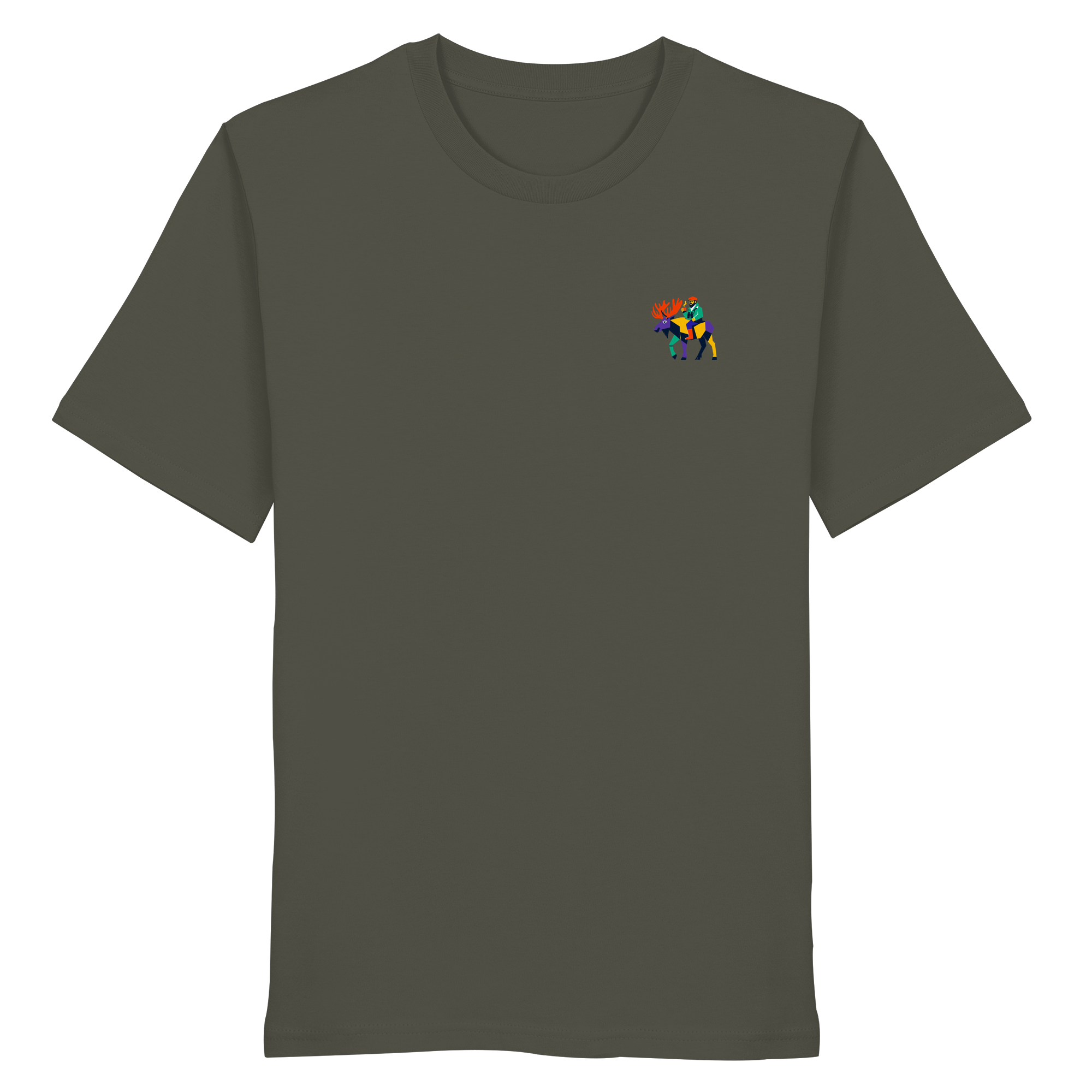 Moose Commute — Minimalist Collection Organic T-Shirt - Organic Shirt