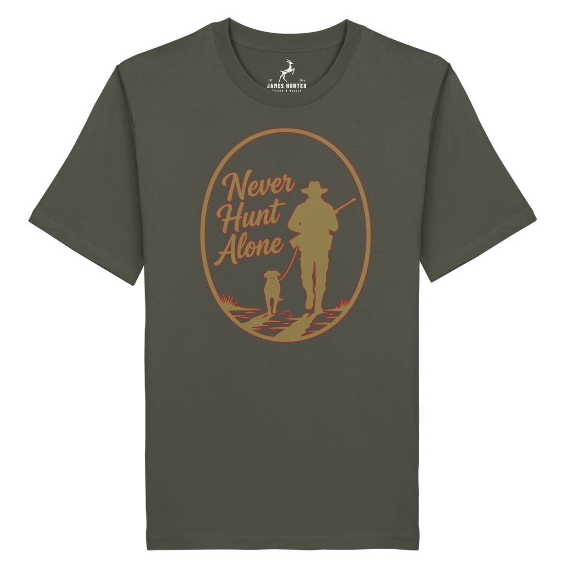 Never Hunt Alone - Organic Shirt