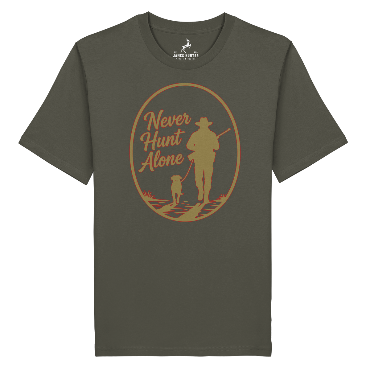 Never Hunt Alone - Organic Shirt