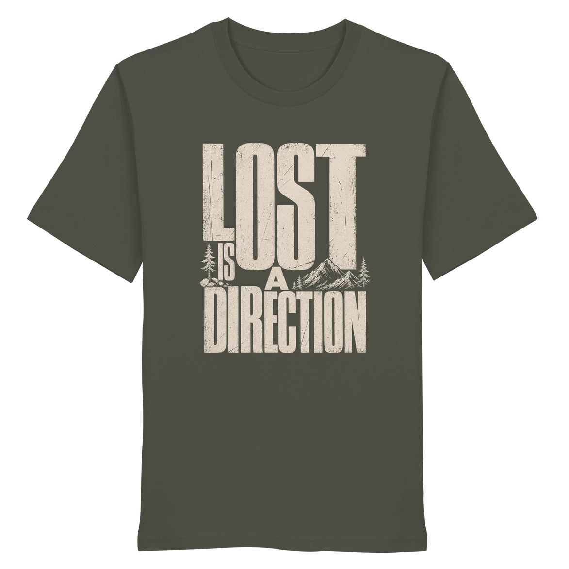 Lost Is A Direction - Organic Shirt