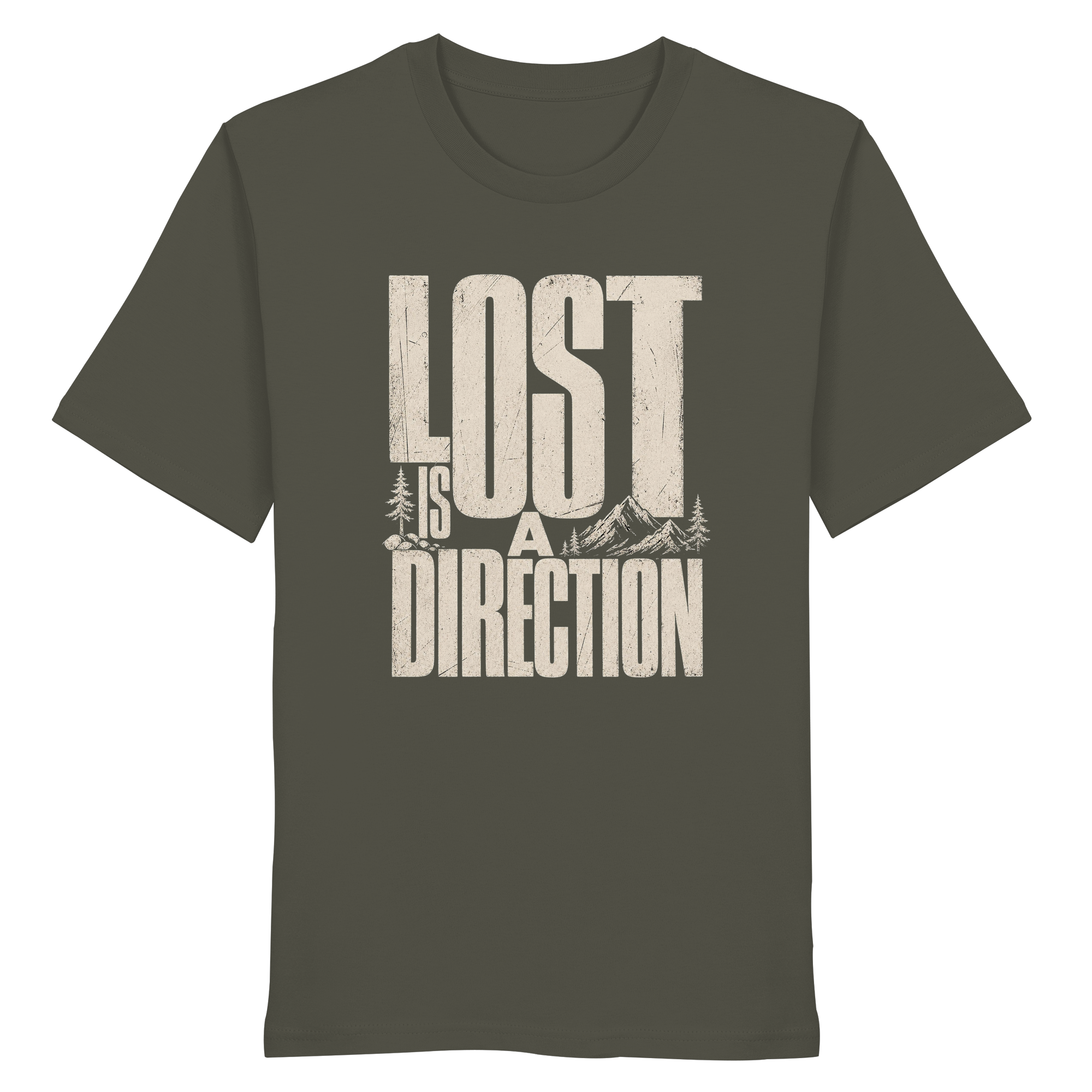 Lost Is A Direction - Organic Shirt