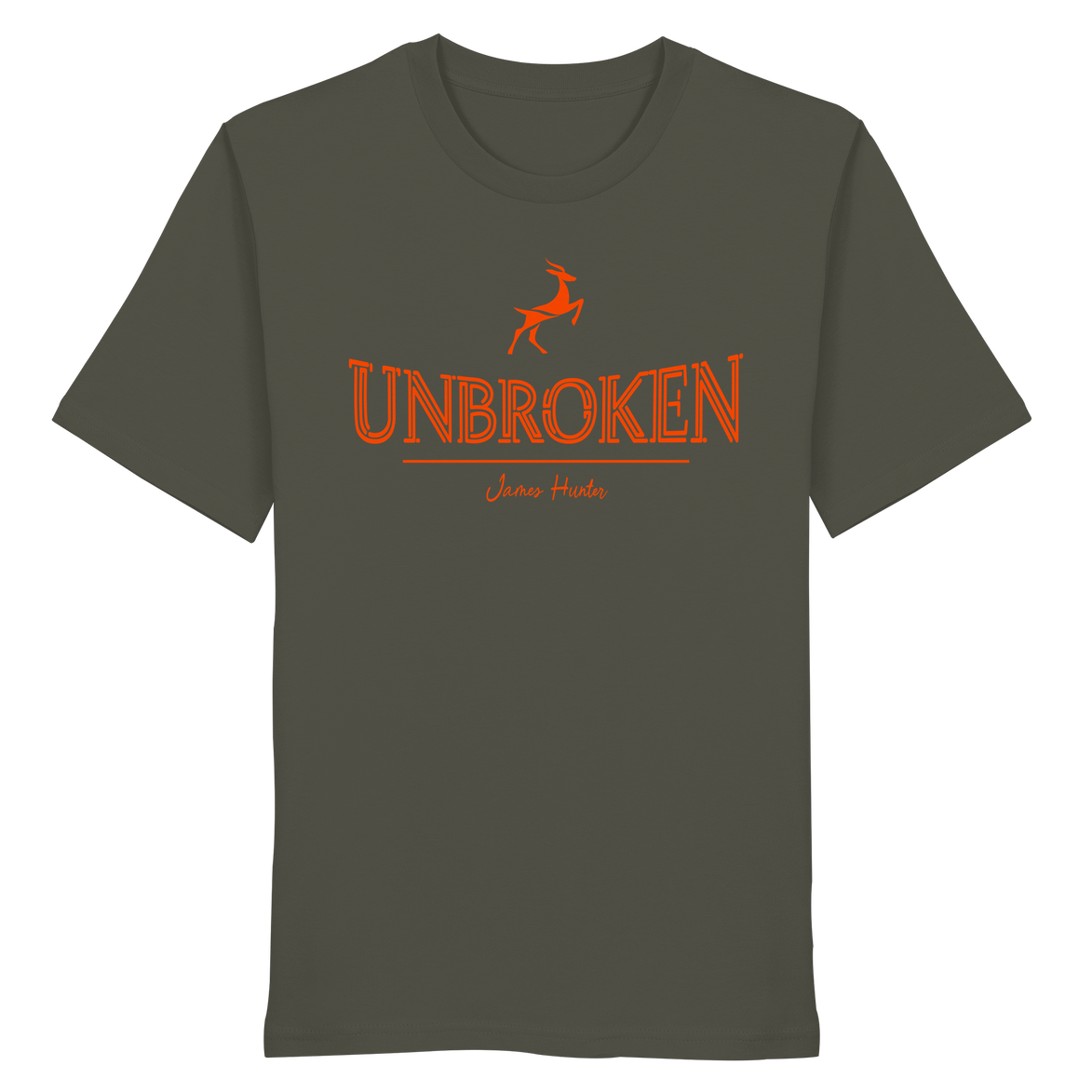 Unbroken — Leaping Deer Organic T-Shirt - Organic Shirt