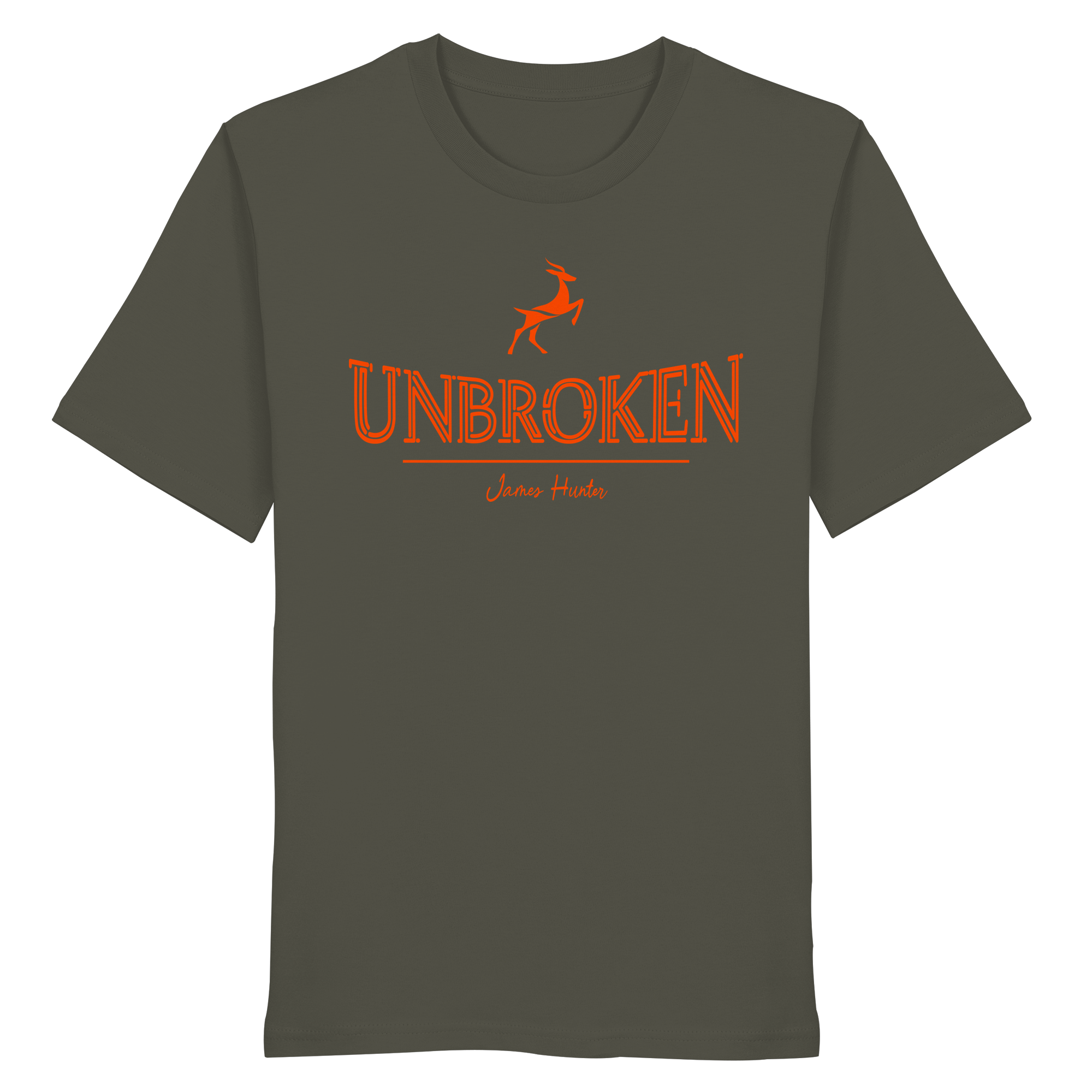 Unbroken — Leaping Deer Organic T-Shirt - Organic Shirt