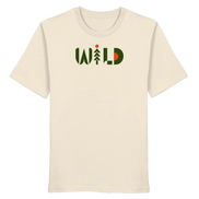 Wild Outdoor Apparel – Retro Pine & Rising Sun Print - Organic Shirt