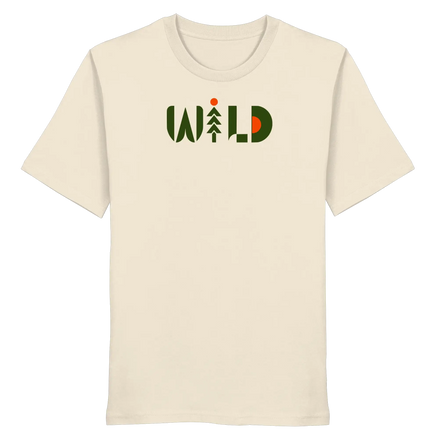 Wild Outdoor Apparel – Retro Pine & Rising Sun Print - Organic Shirt