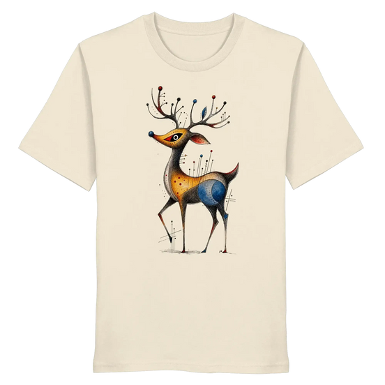 Surreal Stag — Art Collection Organic T-Shirt No. 11