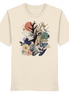 Stag Portrait Collage - Organic Shirt