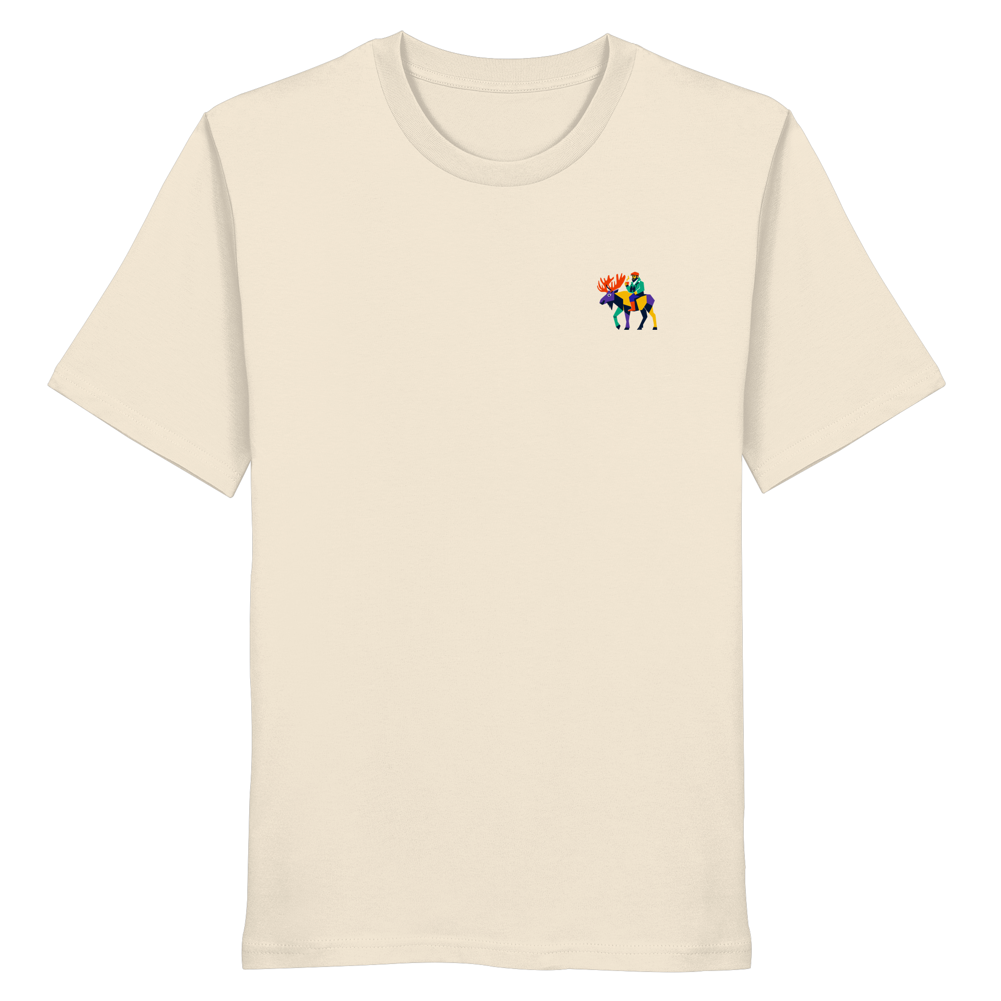 Moose Commute — Minimalist Collection Organic T-Shirt - Organic Shirt