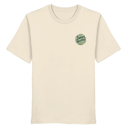 Camping- & Wanderbekleidung – Retro Wilderness-Aufdruck – Bio-Shirt